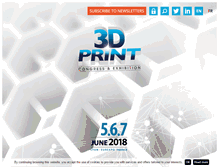Tablet Screenshot of 3dprint-exhibition.com